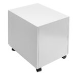 Kontenerek pod biurko metalowy 120 - biały - obrazek 3