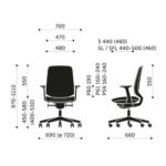 Fotel ergonomiczny Light Up 250 SL - obrazek 8
