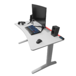 Biurko gamingowe PRO DESK - White - obrazek 3