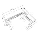 Biurko narożne dla programisty regulowane elektrycznie - białe - obrazek 5