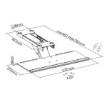 Szuflada na klawiaturę pod biurko Maclean MC-757 - obrazek 5