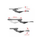 Szuflada na klawiaturę pod biurko Maclean MC-757 - obrazek 4