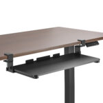 Podbiurkowy uchwyt na klawiaturę Maclean – czarny - obrazek 2