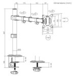 Uchwyt Na Monitor ZD-753N - obrazek 2