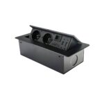 Mediaport do biurka otwierany D26B