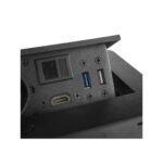 Mediaport do biurka otwierany D26B - obrazek 4