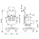 Fotel ergonomiczny ZD-01H - obrazek 8