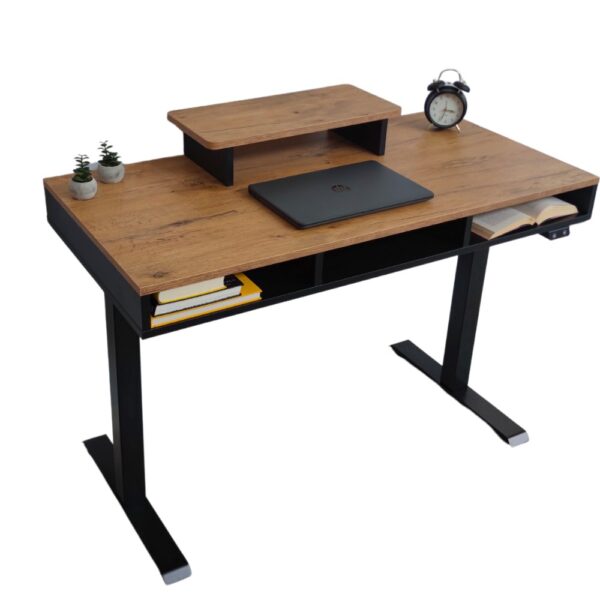 Biurko regulowane HERO DESK HOME w kolorze dąb lancelot