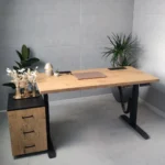 Biurko elektryczne HERO DESK PLUS - dąb lancelot - obrazek 2