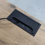 Zestaw 2x przepust prostokątny aluminiowy do biurka - obrazek 4