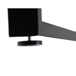 Stelaż do biurka LOFT 131A/60 cm z rozsuwaną belką 100-160 cm - czarny - obrazek 4