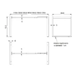 Biurko loftowe - wymiary