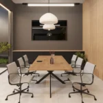 Stół konferencyjny LOFT X-LEG Dąb Lancelot - obrazek 3