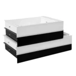 Szuflada pod biurko Spacetronik SPB-135B - czarna - obrazek 2