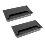Zestaw 2x przepust prostokątny aluminiowy do biurka