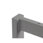 Stelaż do biurka LOFT 131A/70 cm z rozsuwaną belką 120-180 cm - aluminiowy - obrazek 6