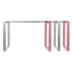 Stelaż do biurka LOFT 131A/70 cm z rozsuwaną belką 120-180 cm - biały - obrazek 2