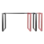 Stelaż do biurka LOFT 131A/70 cm z rozsuwaną belką 120-180 cm - aluminiowy - obrazek 2