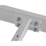 Stelaż do biurka LOFT 131A/70 cm z rozsuwaną belką 120-180 cm - biały - obrazek 3