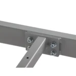 Stelaż do biurka LOFT 131A/70 cm z rozsuwaną belką 120-180 cm - aluminiowy - obrazek 3