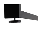 Stelaż do biurka LOFT 131A/80 cm z rozsuwaną belką 120-180 cm - czarny - obrazek 4