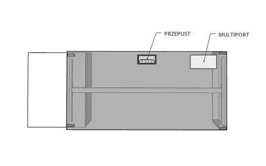 Biurko loftowe + kontenerek z szufladami - wymiary