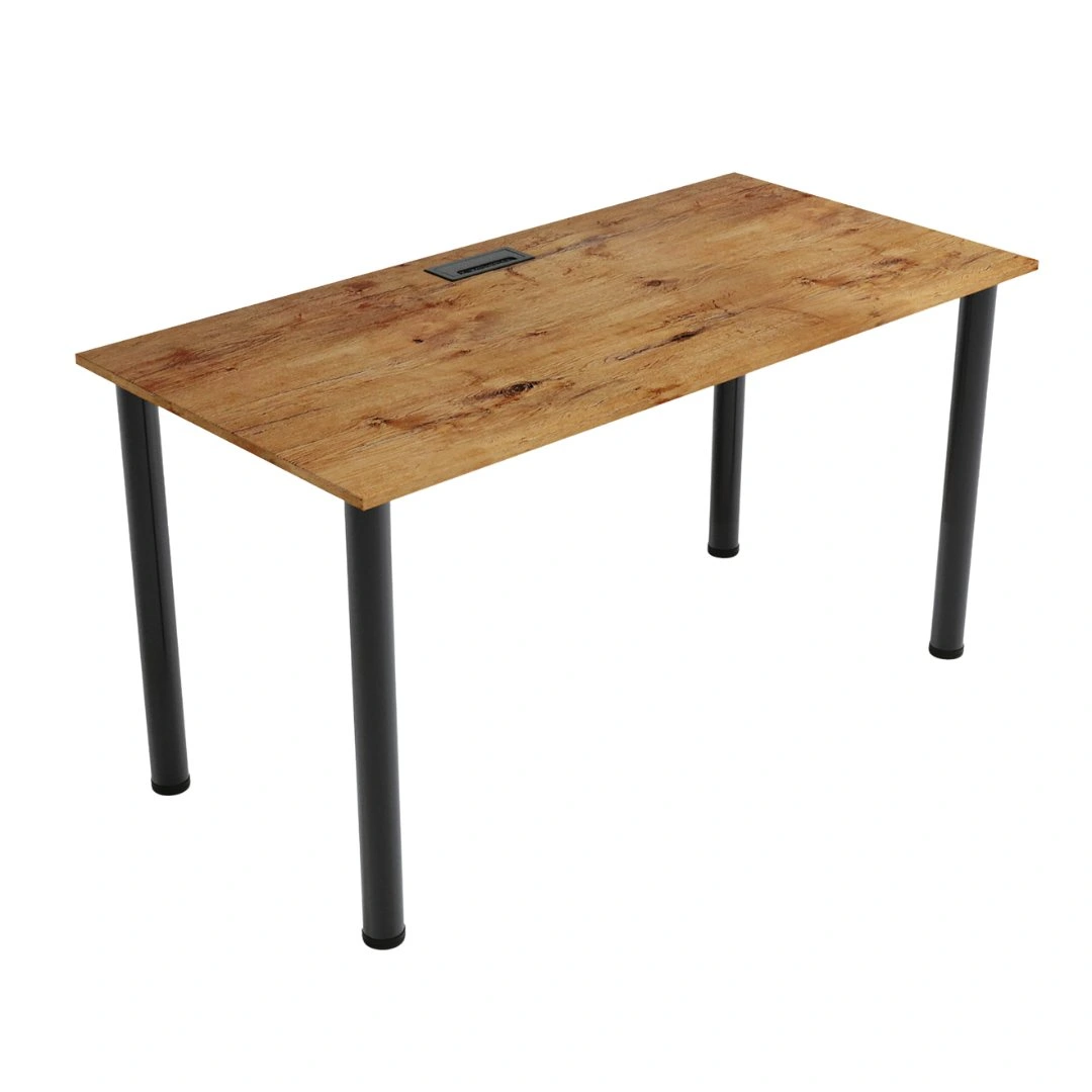 Biurko komputerowe biurowe - dąb lancelot