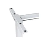 Biurko gamingowe regulowane elektrycznie Pro Player White + taśma LED - obrazek 5