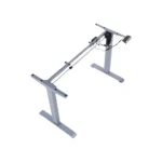 Biurko gamingowe regulowane elektrycznie Pro Player Grey + taśma LED - obrazek 2