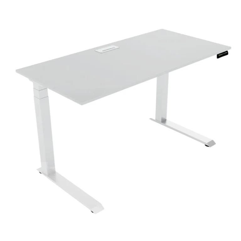 Biurko elektryczne HERO DESK VERTI - biel perłowa