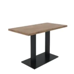 Stół kuchenny Twin-Leg 1200 x 600 mm – dąb Lancelot