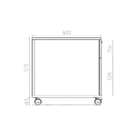 Kontenerek pod biurko LOFT Flex 2 - Dąb Olejowany - obrazek 5