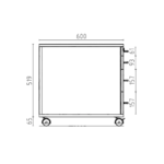 Kontenerek pod biurko LOFT Flex 3+1 - Dąb Lancelot - obrazek 7