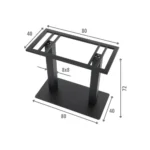 Stół kuchenny Twin-Leg 1200 x 600 mm - dąb lancelot - obrazek 4