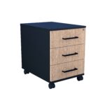 Kontenerek pod biurko LOFT Flex 3 - Dąb Olejowany