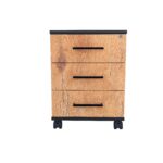 Kontenerek pod biurko LOFT Flex 3 - Dąb Lancelot - obrazek 3