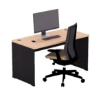 Biurko komputerowe biurowe Eco12 Dąb Bursztynowy