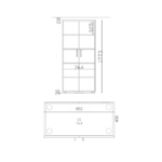 Szafa biurowa LOFT HYGGE 5OH Dąb Lancelot - obrazek 7