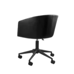 Fotel konferencyjny obrotowy Barnet - czarny - obrazek 2