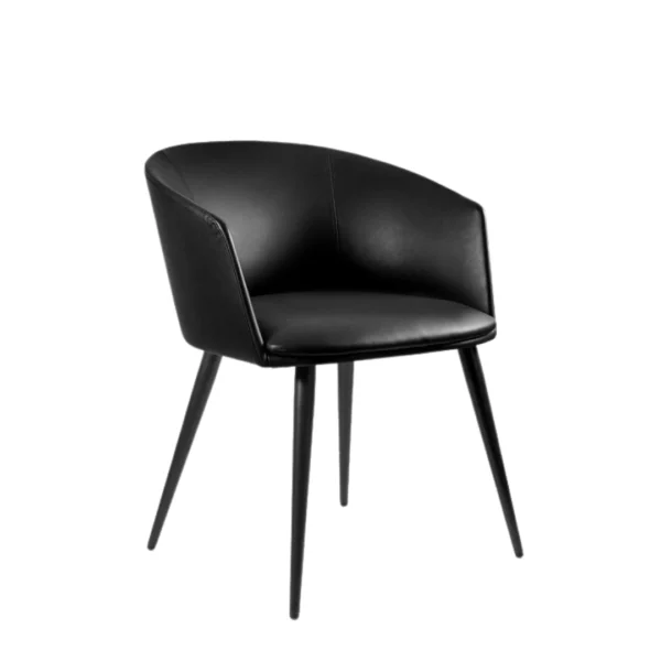 Krzesło konferencyjne nowoczesne Barnet A - czarne