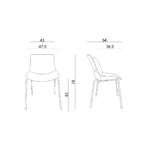 Krzesło konferencyjne Easy A - czarne - obrazek 5