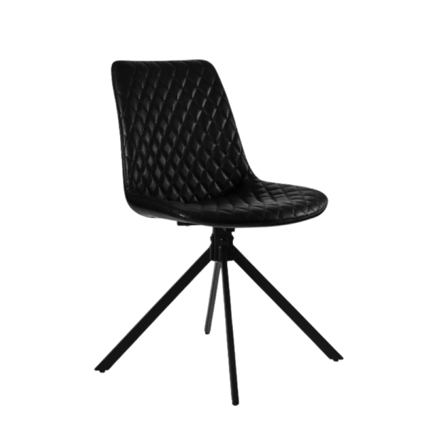 Fotel konferencyjny obrotowy Britta - czarny