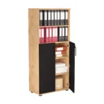 Szafa biurowa LOFT CLARO 5OH Dąb Lancelot