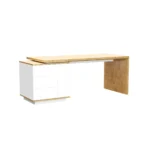 Biurko EIRA dąb lancelot z kontenerkiem - obrazek 3