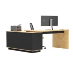 Biurko narożne EIRA dąb lancelot - obrazek 3