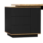 Biurko EIRA dąb lancelot z kontenerkiem - obrazek 6