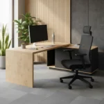 Biurko narożne EIRA dąb lancelot - obrazek 2