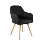 Fotel konferencyjny Line - czarny