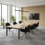 Stół konferencyjny LOFT pojedynczny Dąb Lancelot - obrazek 2