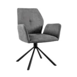 Fotel konferencyjny obrotowy Alice - czarny